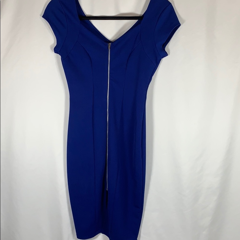 Full-Zip Body Con Dress